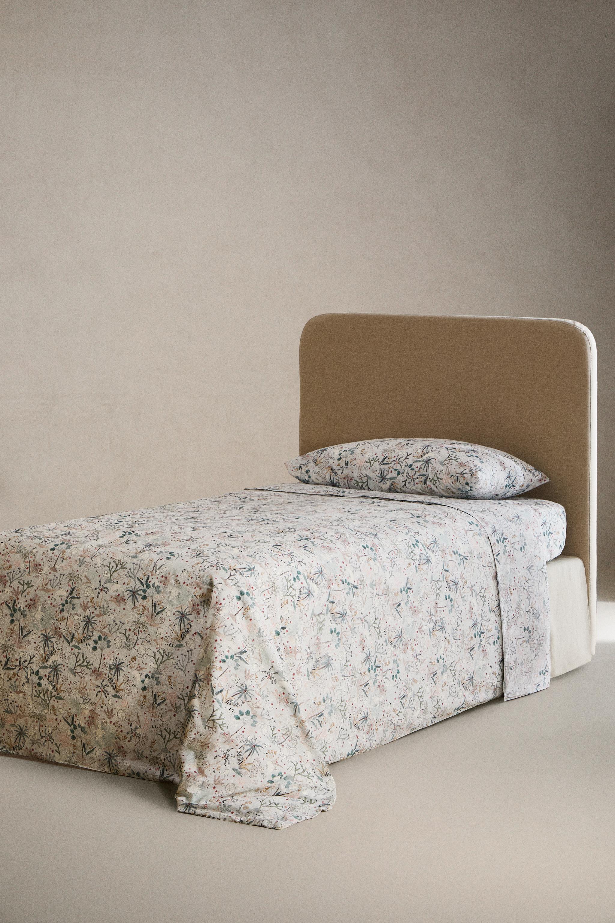 CHILDREN’S SEA PRINT FLAT SHEET